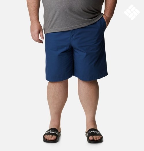 Men's Columbia PFG Bonehead II Shorts Navy | Plus Size CA-E35A0
